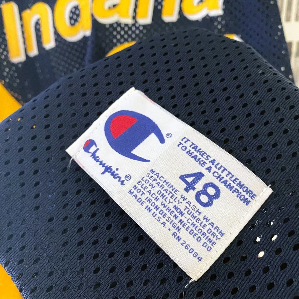Champion - Indiana Pacers Reggie Miller Authentic vintage jersey (1995) 48 - Picture 3 of 13
